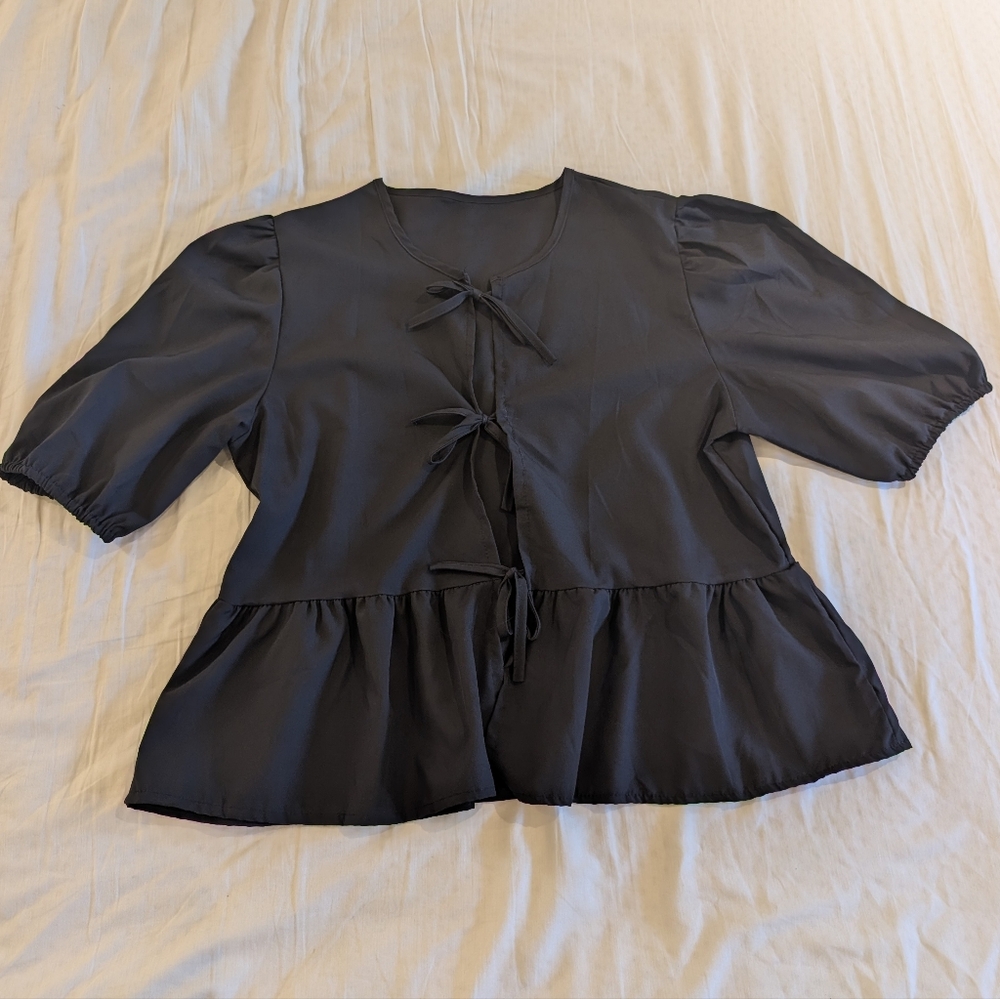 Tie Front Top